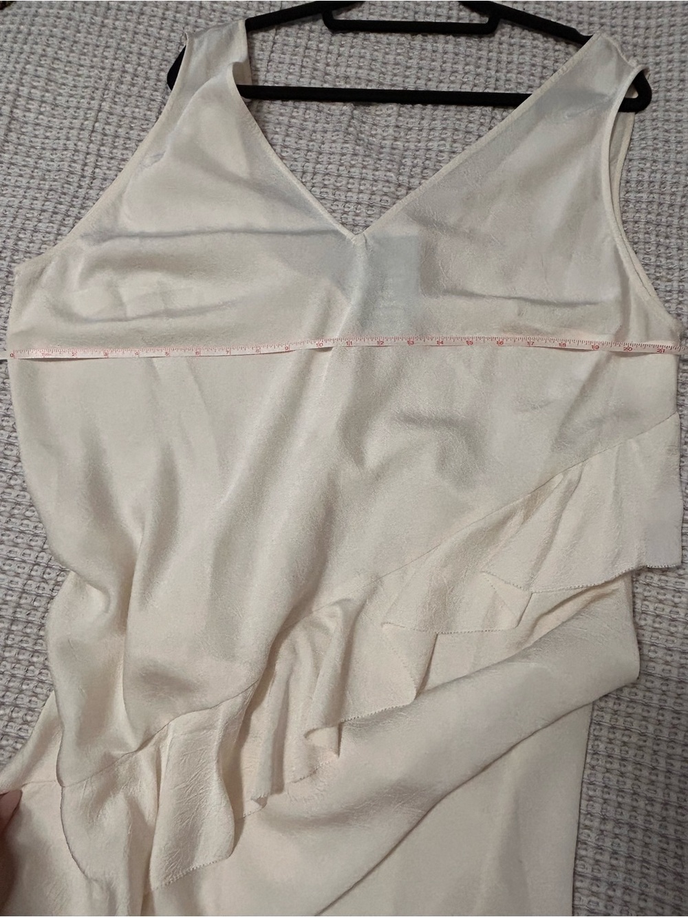 H&M Ruffle Cream Dress - Picture 8 of 11